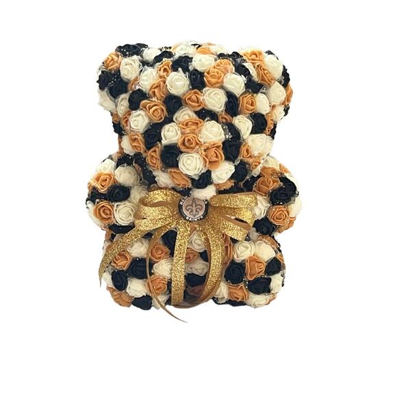 Handmade Saints Colors Bear For Great Valentines Gift